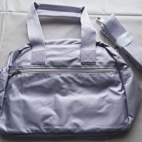 brand new Kipling vintage crossbody Defea Medium Handbag metallic lilac - Picture 6 of 10